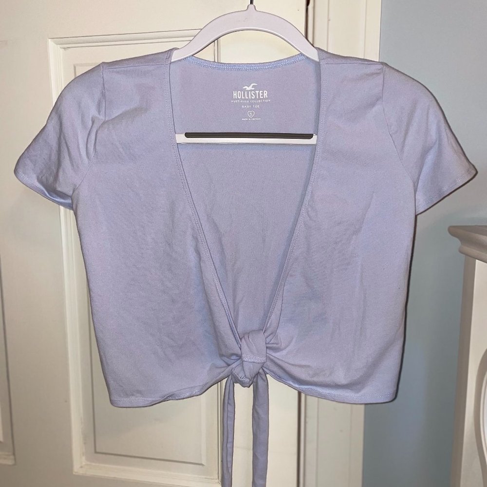 Hollister Blue Must-Have Multi-Way Wrap Top